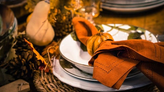 Thanksgiving Plates Decoration