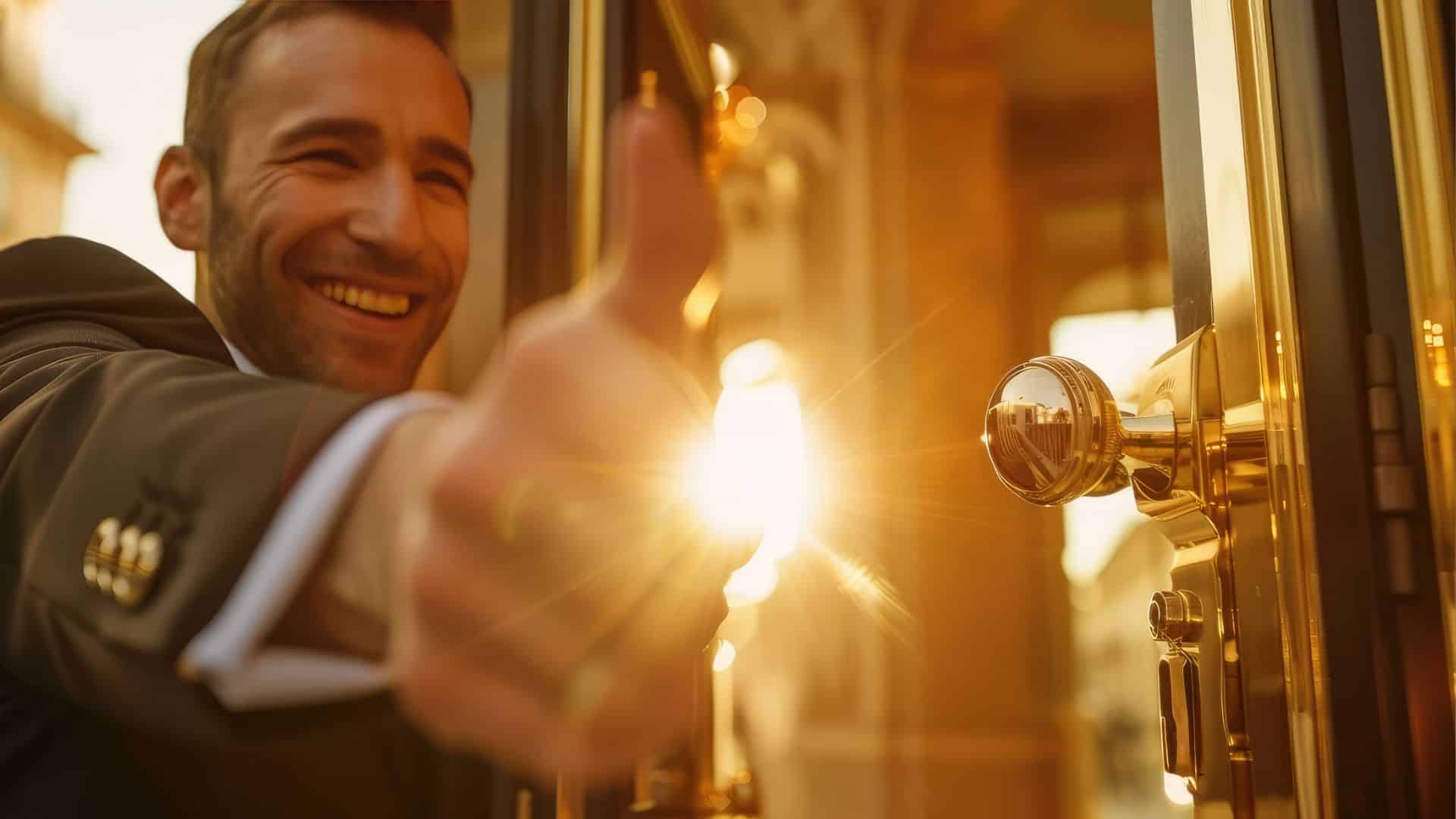 Stratton Amenites Doormen in action